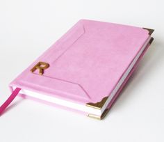 Personalized magnificent soft pink nubuck leather, genuine cowhide journal for women or girls. A5 size: 8.50 x 6 inches notebook diary, extravagant unique gift... Pink Journal, A5 Notebook, Nubuck Leather, Hungary, Soft Pink, Customized Gifts, Photo Album, 6 Inches