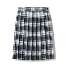 Pretty in plaid. This knee-length pleated skirt is a simple way to dress up any outfit. Wear it with a polo on school days, or pair it with a hoodie out of class. The smooth fabric helps those pleats stay crisp in the wash. Size: 16.  Color: Multicolor. Fall School Uniform Tennis Skirt, Fitted Plaid Tennis Skirt For School, School Uniform Pleated Skirt With Accordion Pleats, Fall School Pleated Tennis Skirt, Preppy Skirt For School In Fall, Preppy School Skirt For Fall, Preppy Fall School Skirt, Classic Pleated Skirt For School, Pleated Tennis Skirt For School