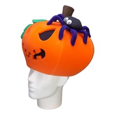 This Jack o Lantern Hat will definitely make you stand out at your next Party, Hora Loca, Wedding, Corporate Event, Birthday, Quinceanera, or Halloween Party! It can be used as a wedding hats, top hats, photo booth props, or a party favor. Halloween Costum, Crazy Hats, Pumpkin Party, Top Hats, Booth Props, Wedding Hats, Photo Booth Props, Hats For Sale, Jack O