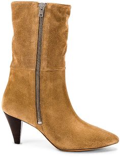 IRO Lilia Bootie Nude Boots, City Style, Fashion Help, Shoes Boots, Suede Leather, Bootie, Cowboy Boots, Knee High