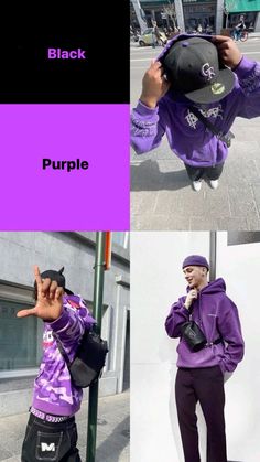 Black and Purple COLOR COMBINATION Shein Ideas, Outfits For Teenage Guys, Drip Clothing, Men's Outfits By Pattern, Guys Fashion Casual, Outfits Men Streetwear, Mens Smart Casual Outfits, Smart Casual Menswear, Rapper Style