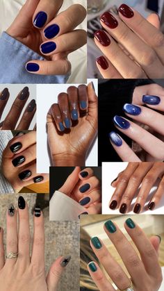 Dark nails for fall/winter Chanel Makeup, Dark Nails, Screen Savers, Silk Blouse, Chanel Bag, Photo Art