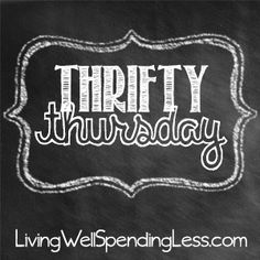 a chalkboard with the words thirty thursday written on it