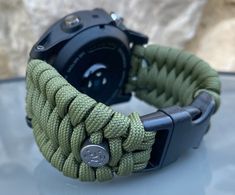 "FREE USPS PRIORITY MAIL SHIPPING FOR DOMESTIC US ORDERS (Includes U.S. Military APO/FPO Address Overseas) Thank you for visiting our shop \"Cording 2U\". A veteran owned business. Handcrafted Paracord wearables customized \"According To You\". Handcrafted with 100% Nylon Paracord \"MADE IN USA\" Our Products include: 🔹Custom handcrafted watch bands according to your wrist size, style, and color of choice. If you don't see it in our page yet, please contact us and we can discuss your options. ? Functional Green Watch Accessories For Outdoor, Functional Green Outdoor Watch Accessories, Durable Green Watch Bands For Outdoor, Paracord Watchband, Garmin Marq, Paracord Watch, Garmin Fenix, Veteran Owned Business, 550 Paracord