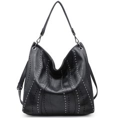 PRICES MAY VARY. Material: Vonmay hobo bag is made of soft wear-resistant vegan leather and durable lining. Matching with polished gunmetal-tone hardware to enhance durability. Size Approx.: 12.75"W x 13"H x 7"D, Handle drop length: 9", Shoulder strap length: end to end 51". Large hobo handbags for women to fit laptops, tablets, folders, and small notebook textbooks. Well-organized Structure: 1 main compartment with 1 back zipper pocket and 1 open pouch inside, 1 exterior backwall zipper pocket. Slouchy Tote, Handbags Large, Leather Hobo Handbags, Bucket Handbags, Vegan Leather Handbag, Purses For Women, Hobo Bags, Trending Handbag, Bags Tote