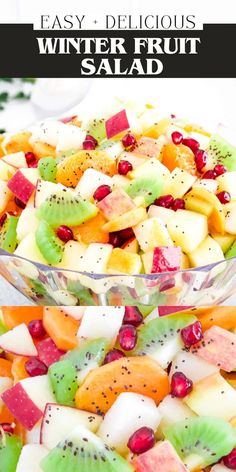 If you're a fruit lover, you're in for a treat with this winter fruit salad! It features a fantastic mix of fresh fruits, all dressed up in a tangy-sweet dressing made from orange, lemon, raw honey, and poppy seeds. Every bite is a delicious combination of flavors and textures that'll surely leave you wanting more.