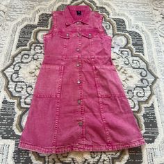 Never Worn, Brand New. Gap Dress, Little Girl Dresses, Kids' Dresses, Denim Dress, New Color, Kids Shop, Casual Dresses, Brand New, Fashion Inspo