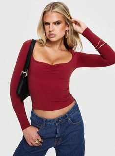 LUXE | Princess Polly USA Womens Knit Tops, Baby Crop Top, Pink Formal Dresses, Fleece Dress, Outerwear Outfit, Strapless Tops, Women Long Sleeve Tops, Casual Tank Tops, Tops Fall