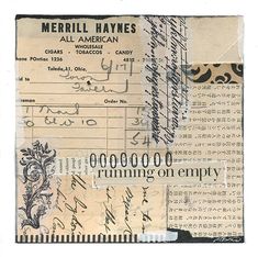 a piece of paper with writing on it that says merrill haynes all american