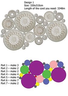 the instructions for making paper doidlings with circles and dots on them, are shown in