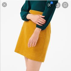 Nwt, Never Worn Before, Perfect Condition! A Trendy Mustard Yellow Color Made Of Corduroy Material. A Perfect Skirt To Dress Up Or Down. Camel Skirts, Yellow Mini Skirt, Gauze Skirts, Mustard Yellow Color, Corduroy Mini Skirt, Teal Sweater, Pink Mini Skirt, Blue Mini Skirt, Wool Mini Skirt