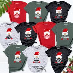 Funny Christmas Family Shirt Gnome Family Christmas Shirts - Etsy Gnomes Plastic Canvas, Crew Shirt Design, Gnome Christmas Shirt, Gnome Family, Christmas Family Shirt, Plastic Canvas Christmas, Gnome Christmas, Funny Family, Family Humor