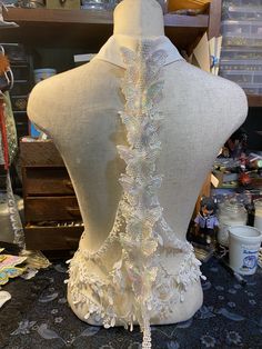 Spine Accessories, Spine Dress, Pearl Gown, White Hole, Diy Corset, Hole Dress, Unusual Clothes, Festival Outfits Rave, Engagement Inspo