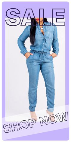 Blue Fashion Casual Solid Split Joint Turndown Collar Regular Jumpsuits Fitted Light Blue Jumpsuits And Rompers For Spring, Fitted Light Blue Jumpsuit For Spring, Blue Non-stretch Solid Color Jumpsuits And Rompers, Denim Blue Long Sleeve Jumpsuits For Spring, Denim Blue Long Sleeve Jumpsuits And Rompers For Spring, Long Sleeve Denim Blue Jumpsuits For Spring, Blue Non-stretch Long Sleeve Denim Jumpsuit, Casual Blue Stretch Jumpsuits And Rompers, Blue High Waist Jumpsuits And Rompers For Spring