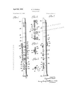 an old trumpet is shown in this drawing from the early 1900's, and has been