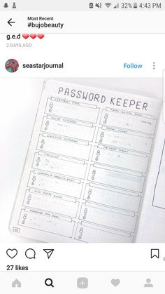 an open notebook with the words passport keeper on it