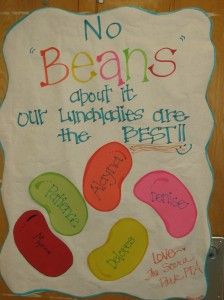 a sign that says no beans about it, but ludicities are the pestil