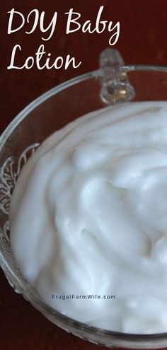 You can never be too picky about what you put on your baby’s skin and for me, you can bet that commercial, chemical and preservative filled lotions don’t make the cut. I honestly didn’t know what I was going to do until I found this homemade baby lotion recipe. Facial Lotion, Baby Lotion, Homemade Bath Products, Homemade Baby