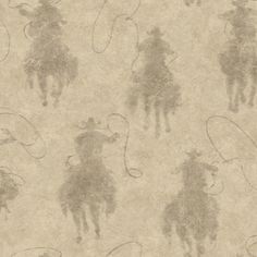 a wallpaper with horses and cowboy hats on it