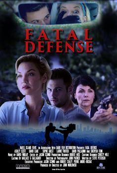 the poster for fatal defense starring actors