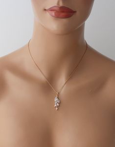 "Dainty Rose gold Bridal necklace set. A perfect choice for a bride who wants to add just a bit of sparkle to her wedding look. Also a great gift for your bridesmaids! Pieces are created with AAA cubic zirconia stones Earrings dangle 1.75\" Necklace measures 16 inches and extends to 18 inches Matching bracelets: https://www.etsy.com/listing/259505853/rose-gold-bridal-bracelet-dainty-crystal?ref=shop_home_active_5&frs=1 https://www.etsy.com/listing/482186540/rose-gold-bracelet-wedding-jewelry Gold Necklace Set Bridal, Simple Wedding Jewelry, Rose Gold Necklace Set, Wedding Jewelry Simple, Statement Wedding Jewelry, Gold Bracelet Wedding, Silver Bridal Jewellery, Tiny Cross Necklace, White Pearl Jewelry