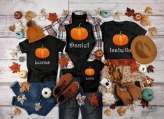 Custom Thanksgiving Name T-shirt, Pumpkin Thanksgiving Family Matching Dinner Group Sweatshirts, Personalized Name Printed Shirts. Customized gifts are perfect for all family members and friends. Please review all photos before placing an order, ♥ HOW TO ORDER ♥ 🔍 Please review all the information provided before placing an order. - Select the Style \ Size and T-shirt Color - Select the quantity - Add Custom name to the personalization box - Checkout If you have any requests or questions, pleas Custom Print Black Top For Family Gatherings, Black Tops With Custom Print For Family Gatherings, Black Custom Print Top For Family Gatherings, Casual Customizable T-shirt For Family Gatherings, Casual Personalized Tops For Family Gatherings, Personalized Cotton T-shirt For Fall, Personalized Tops As Fall Gifts, Casual Black T-shirt For Family Gatherings, Casual Personalized T-shirt For Fall