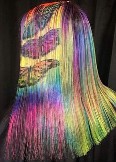 Stencil Hair, Hair Stenciling, Creative Hair Color, Multicolored Hair, Pinterest Hair, Hair Tattoos