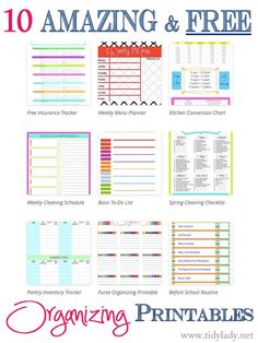 the ultimate guide to organizing and free printables