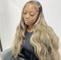 Brown Frontal Wig, Black Hair Inspiration, Birthday Hairstyles, Dope Hairstyles, Hair Ponytail Styles, Ponytail Styles, Frontal Wig