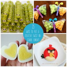 25 ways to put a creative twist on school lunches with angry birds, green beans and more