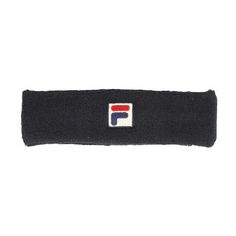 Fila Solid Tennis Headband Black Sporty Cotton Sweatband Headband, Sporty Cotton Sweatband Headband For Sports, Casual Headband With Sweatband For Sports, Sporty Headband With Sweatband, One Size, Sporty Headband With Sweatband, Casual Sports Headband, One Size Fits Most, Casual Sports Headband One Size Fits Most, Sporty Black Band Headband, Sporty Black Headband For Sports Events