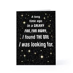 Star Wars Love Quotes, Valentines Card Sayings, Valentines Card Message, Gifts For Boyfriend Long Distance, Valentines Boyfriend, Romantic Valentine Card, Birthday Card Puns, Valentines Puns, Star Wars Valentines