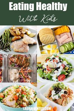 how to start eating healthy with kids Healthy Meal Prep For Family Of 4, Clean Eating Kid Friendly, Clean Eating Family Dinners, Whole Food Meals For Kids, Whole Food Lunches For Kids, Healthy Colorful Meals, Family Friendly Healthy Meals, No Processed Food Recipes, Kid Friendly Healthy Meals