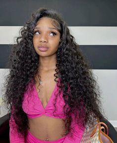 Bad Hairstyles, Curly Hair Sew In, Quick Weave Hairstyles, Dyed Hair Inspiration, Quick Braided Hairstyles, Protective Hairstyles Braids, Hairdos For Curly Hair, Pretty Braided Hairstyles, Pretty Hair Color