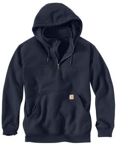 Carhartt Logo, Quarter Zip Hoodie, Men Carhartt, Quarter Zip Sweatshirt, Hooded Pullover, Zip Sweatshirt