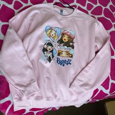 Brand New No Damages Never Worn, Great Condition Sweater Brands, Winter Girls, Bratz Doll, Pink Sweater, Colorful Sweaters, Sweatshirts Women, Pink Ladies, Sweaters For Women, Women Accessories