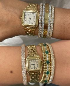 Watch Rings, Wrist Stack, Classy Gowns, Outfits Classy, Cartier Panthere, Classy Aesthetic