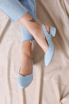 Light Blue Heels, Blue Block Heels, Blue Bridal Shoes, Bridal Shoes Low Heel, Blue Suede Heels, Blue Wedding Shoes, Wedding Flats, Blue Suede Shoes, Blue Bridal