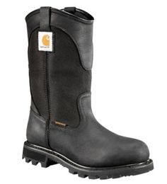 Carhartt Traditional 10 in. Waterproof Soft Toe Boots, CWP1151 Black Work Boots, Carhartt Logo, Womens Work Boots, Ranch Wear, Carhartt Womens, Steel Toe Boots, Carhartt Women, Wellington Boot, Wellington Boots