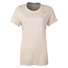 Nike Women's Legend Shirt. When we hit the field we need legendary performance we can count on and we found it in this training shirt from Nike. This cool and comfortable Dri-FIT top has the Nike Swoosh logo applied to the left chest. 100% polyester. Nike Swoosh Logo, Training Tops, Nike Logo, Workout Tops, We Need, Dri Fit, White Undershirt, Nike Women, Soccer