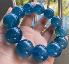 Material:Natural aquamarine beads size : 22mm   color:blue quantity: one strand  6mm approx 29 pcs one strands 7mm approx25 pcs one strands 8mm approx 22 pcs one strands 9mm approx 21pcs one strands 10mm approx 19 pcs one strands 11mm approx 18pcs one strands 12mm approx 16 pcs one strands 13mm approx 16 pcs one strands 14mm approx 15 pcs one strands 15mm approx 14pcs one strands 16mm approx 14 pcs one strands 17mm approx 13pcs one strands 18mm approx 13pcs one strands 19mm approx 12pcs one stra Blue Aquamarine Bracelet Perfect As A Gift, Blue Round Crystal Bracelet For Healing, Blue Aquamarine Beaded Bracelets As Gift, Blue Aquamarine Bracelets As A Gift, Blue Aquamarine Bracelets As Gift, Handmade Blue Aquamarine Beaded Bracelets, Blue Aquamarine Bracelet For Gift, Blue Aquamarine Gemstone Bracelets, Blue Aquamarine Bracelets For Gift