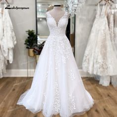 NumberSea - NumberSea Wedding dress custom made Wedding Dresses 2023, Under Wear, Beach Wedding Dresses, Formal Wear Dresses, Fall Wedding Guest Dress, Beach Bridal, Dresses 2023, Lace Bridal, Wedding Dresses Plus Size