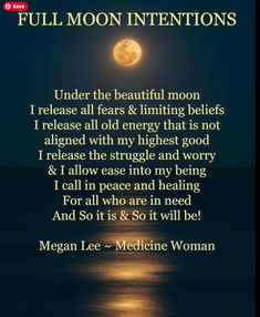 Full Moon Intentions, Full Moon Blessings, Moon Intentions, Full Moon Spells, Smudging Prayer, Moon Chart, Moon Spells, Moon Rituals, Moon Quotes