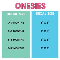 the size and height of an onesies poster