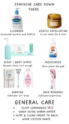 Must Have Feminine Products, Intimate Wash Feminine Hygiene, Hygiene Hacks For Women, How To Take Care Of Your Kitty, Kitty Care Women, Self Hygiene Tips, Hygiene Tips Feminine Kitty, Travel Hygiene Kit, How To Make Kitty Smell Good