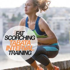 Fat Scorching Tabata Interval Training routine will melt fat and increase energy in just 4 minutes! With a routine that fast, you can do it every day! Quick Cardio Workout, 4 Minute Workout, Tabata Training, Tabata Workouts, Interval Training, Fat Burning Workout, Morning Workout, Hiit Workout, Cardio Workout