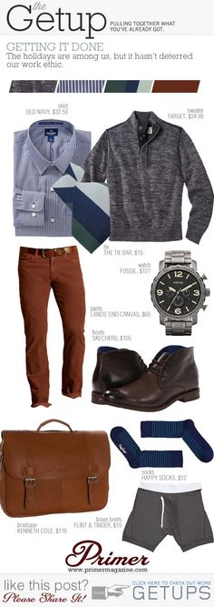 The Getup: Getting It Done | Primer Manly Outfits, Gentlemen Guide, Guy Outfit, Man Style, Men's Style