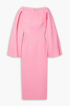 Shop Emilia Wickstead switzy capeeffect crepe midi dress in baby pink. Compare prices across 2 stores and find great deals on shipping & returns. Cape Style Dresses, Crepe Midi Dress, Princess Kate Middleton, Emilia Wickstead, Cape Style, Dress For Woman, Princess Kate, Style Dresses, Crepe Dress