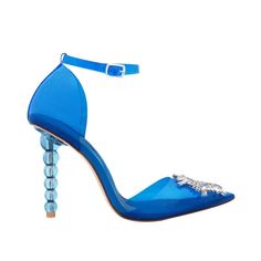 Edgy Shoes, Heels Slippers, Blue Vinyl, Clear White, White Vinyl, Womens Heels, World Of Fashion, Shoe Collection, Perfect Pair