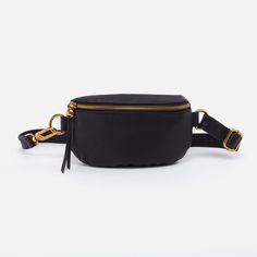 Leather Belt Bag, Hobo Handbags, Adjustable Belt, Leather Care, Black Belt, Hands Free, Belt Bag, Pebbled Leather, Fern